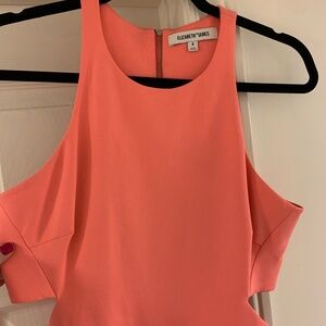 Neon Pink Cut-Out Dress